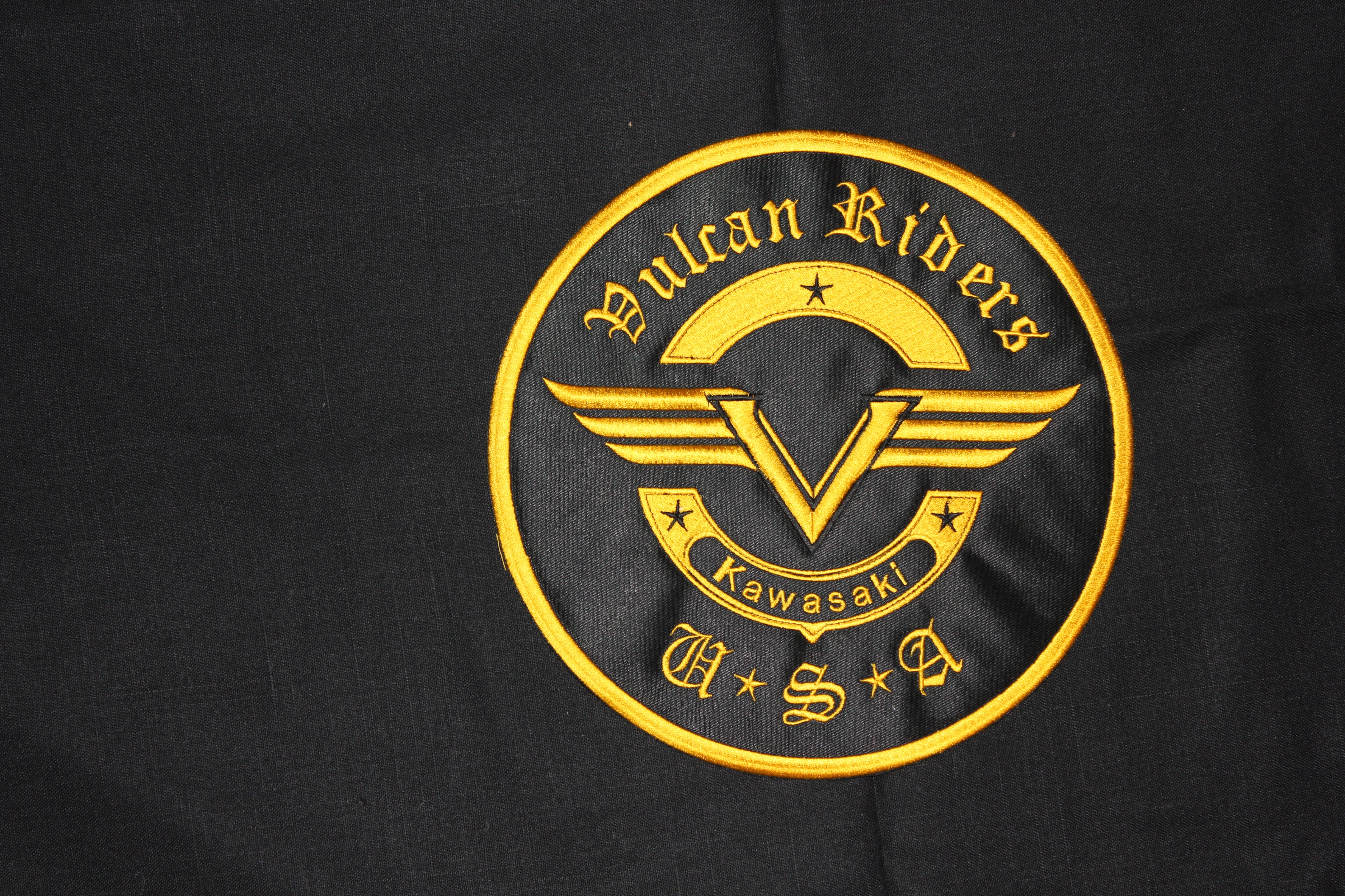 10" Vulcan Riders USA patch